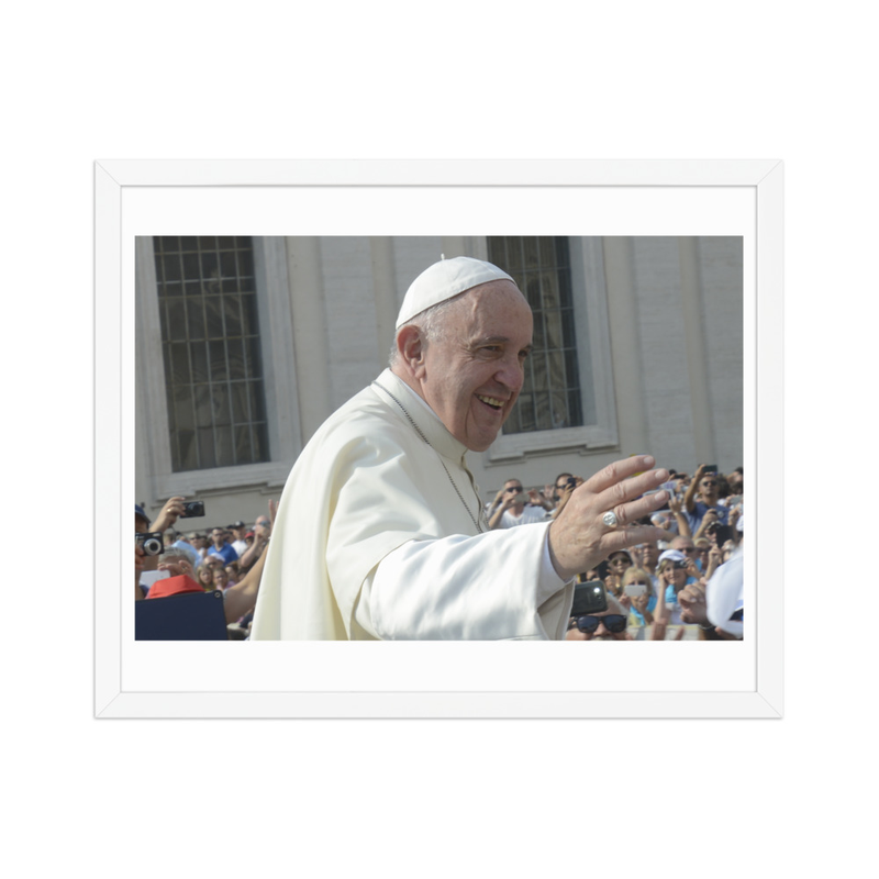 Pope Francis Framed poster