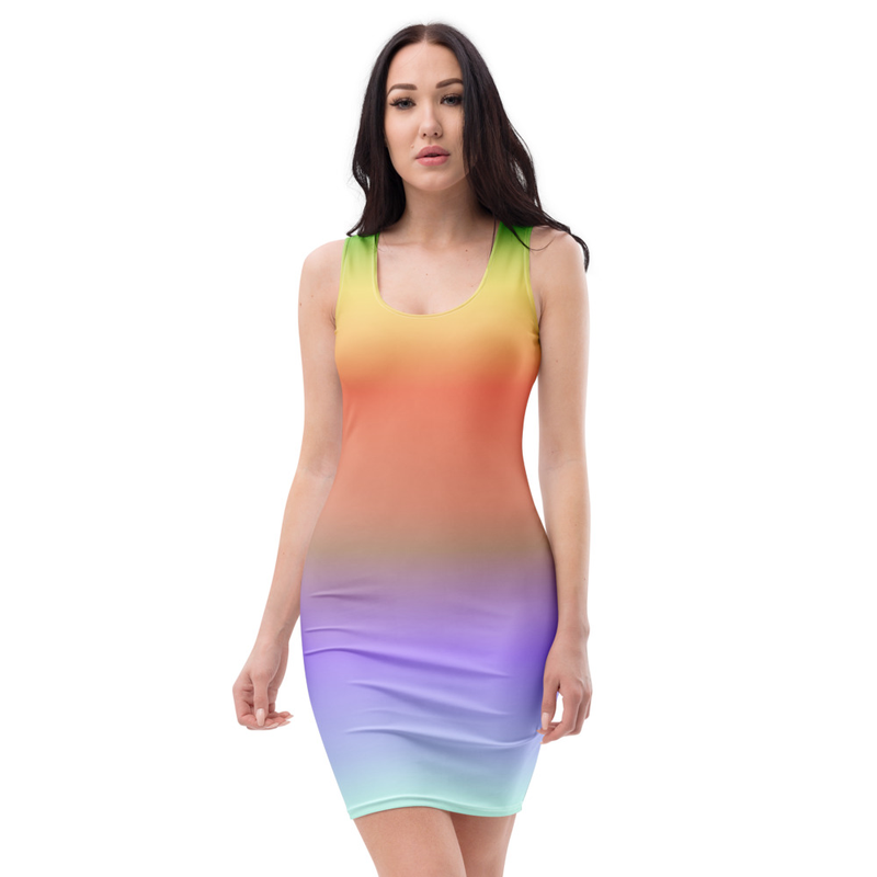 Raninbow Bodycon dress