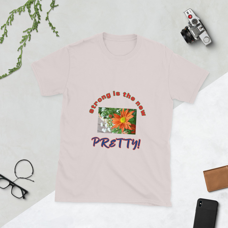 Orange Flower Short-Sleeve Unisex T-Shirt