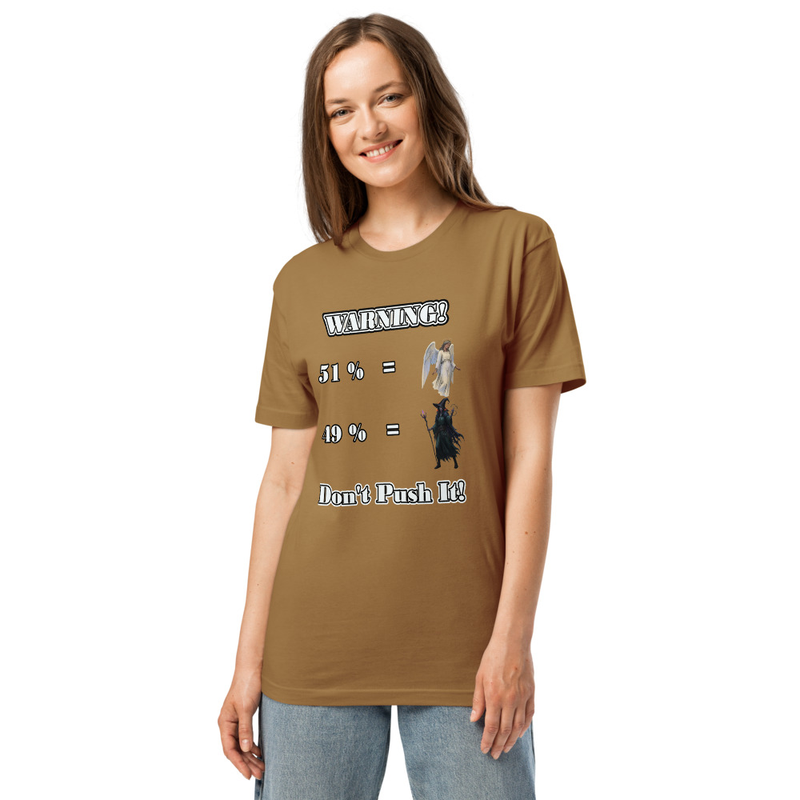 Don't Push It Unisex fine jersey tee