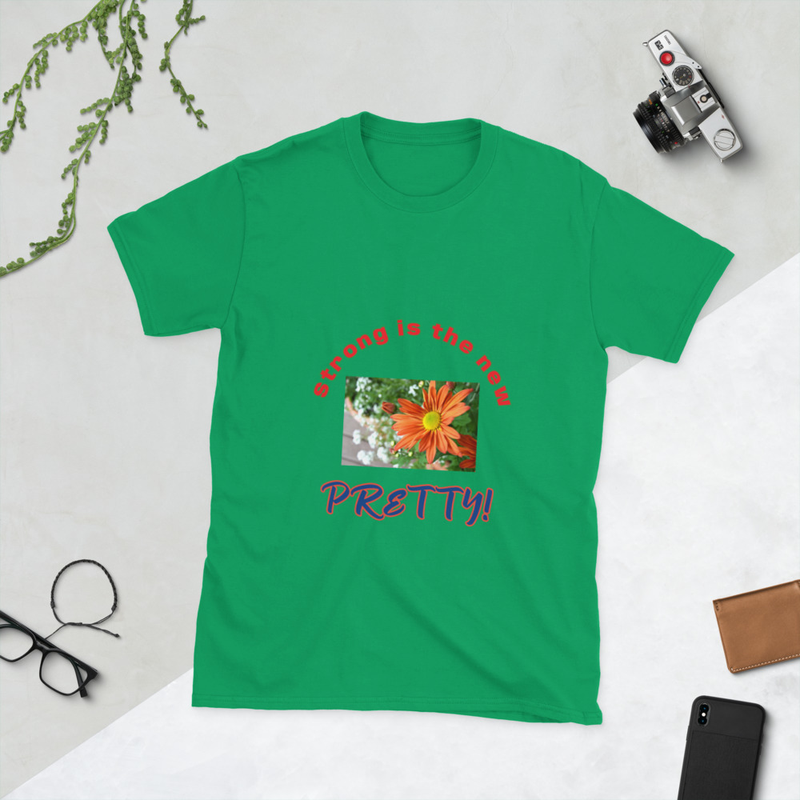 Orange Flower Short-Sleeve Unisex T-Shirt