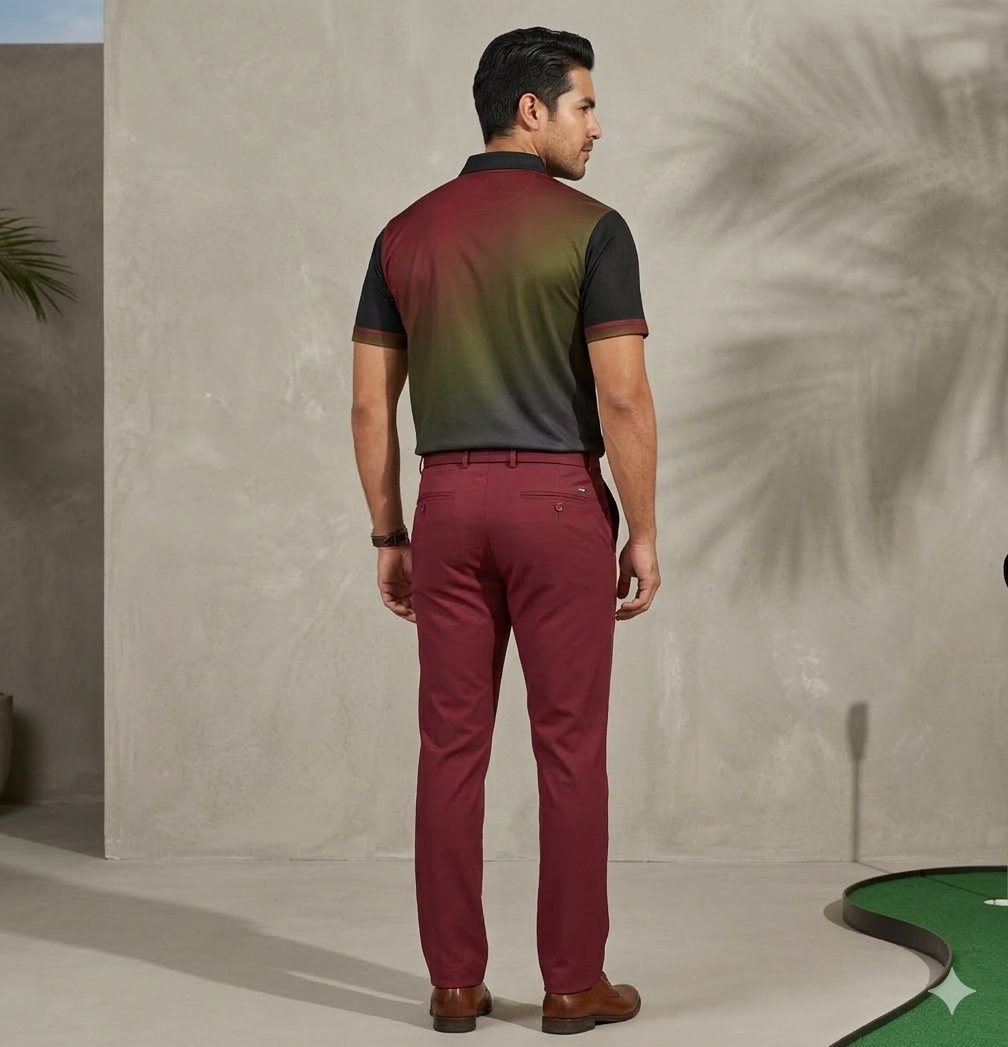Men’s slim fit golf polo