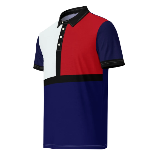 Red White Blue Men’s slim fit polo