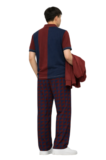 All-over print unisex wide-leg pants