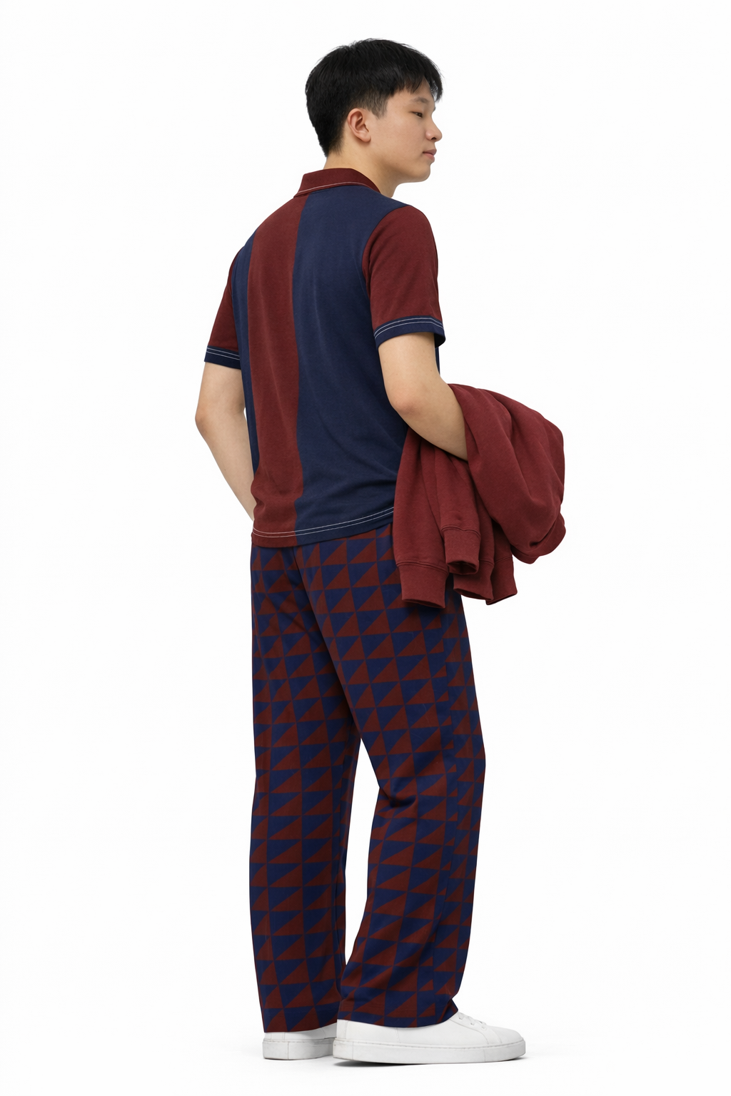 All-over print unisex wide-leg pants