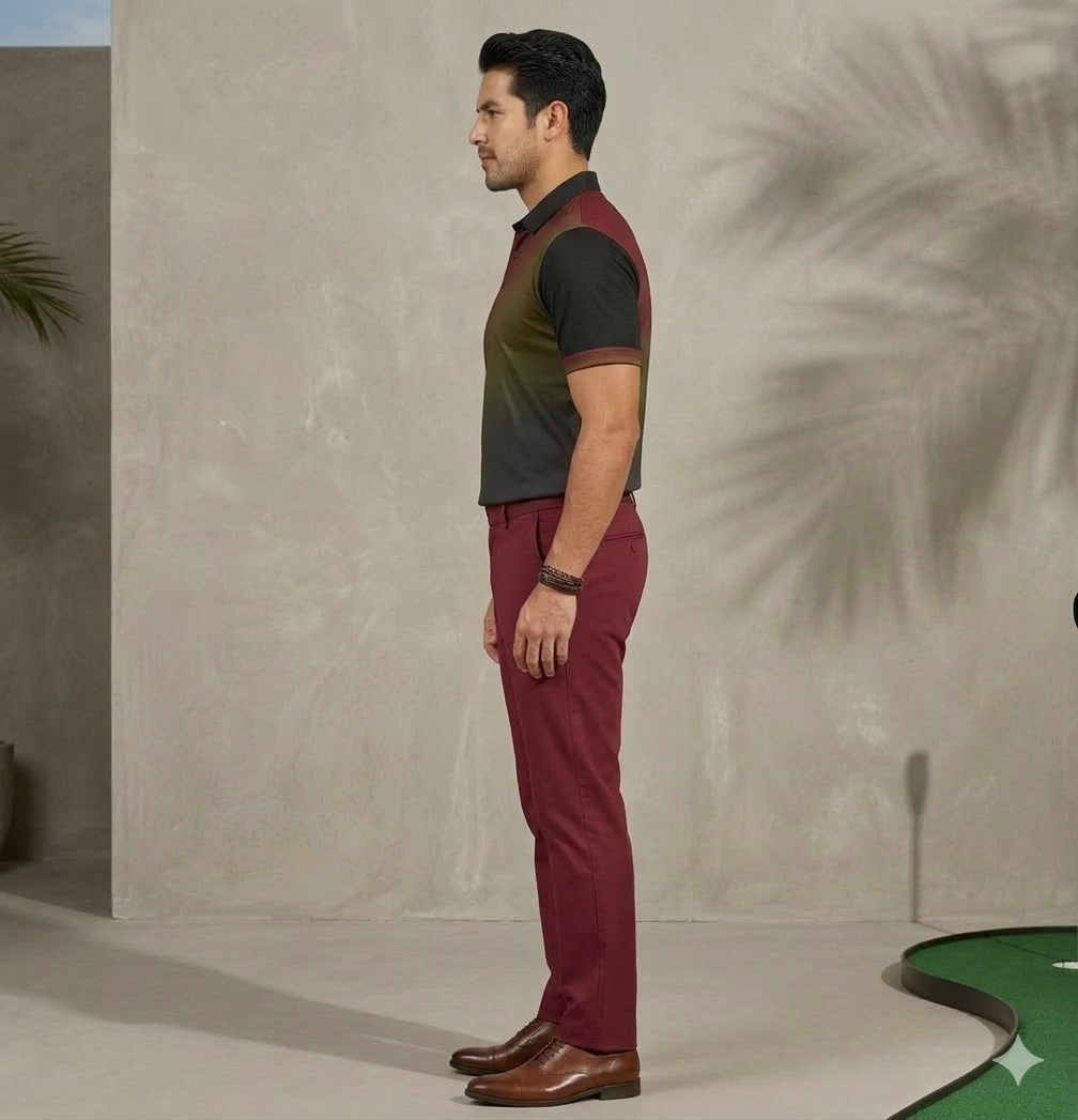 Men’s slim fit golf polo