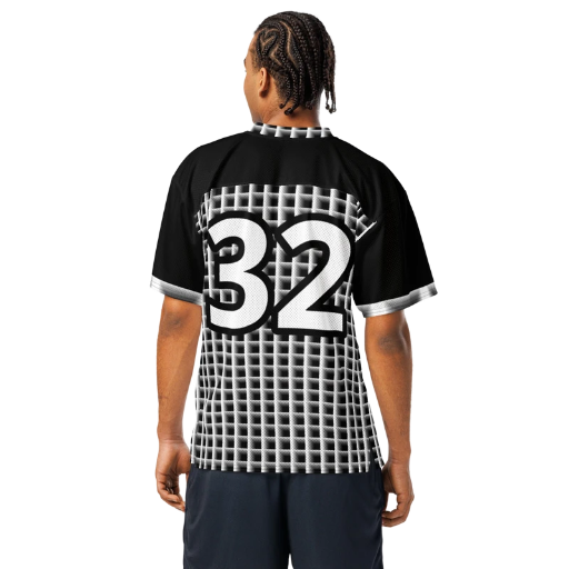 Black Squares American football jersey