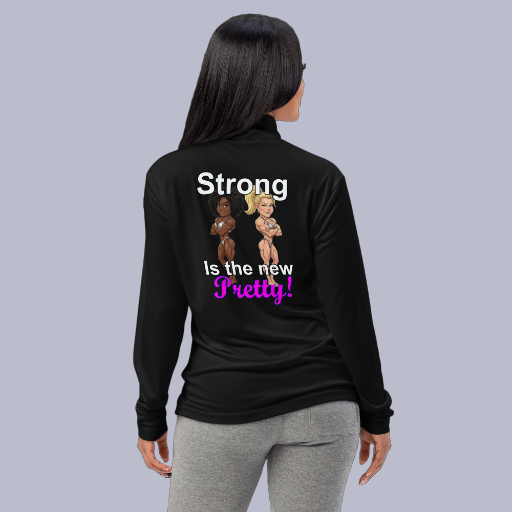 Strong Is The New Pretty Lightweight quarter-zip pullover