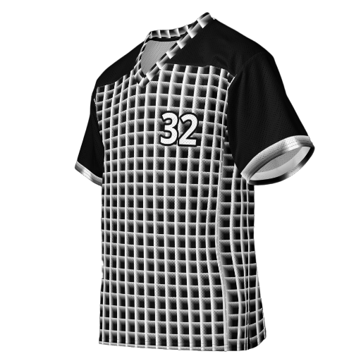 Black Squares American football jersey