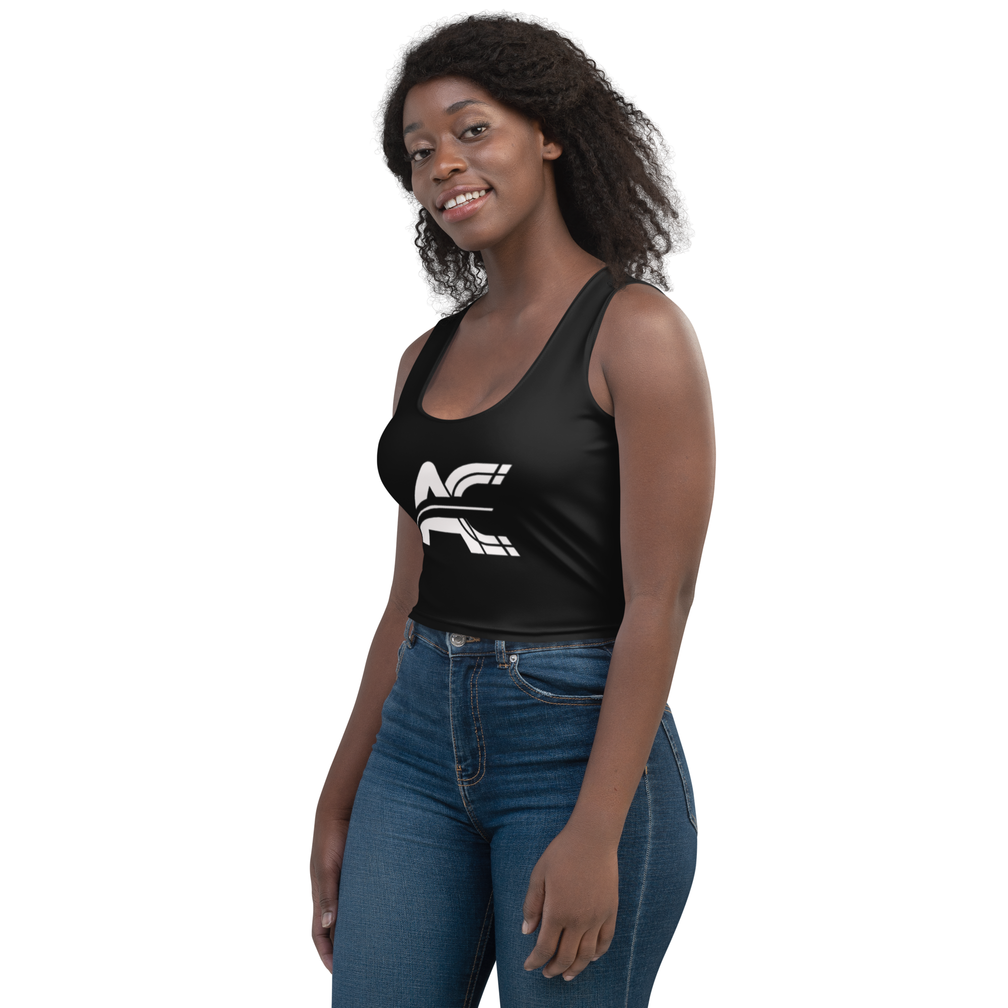 AE Black Crop Top