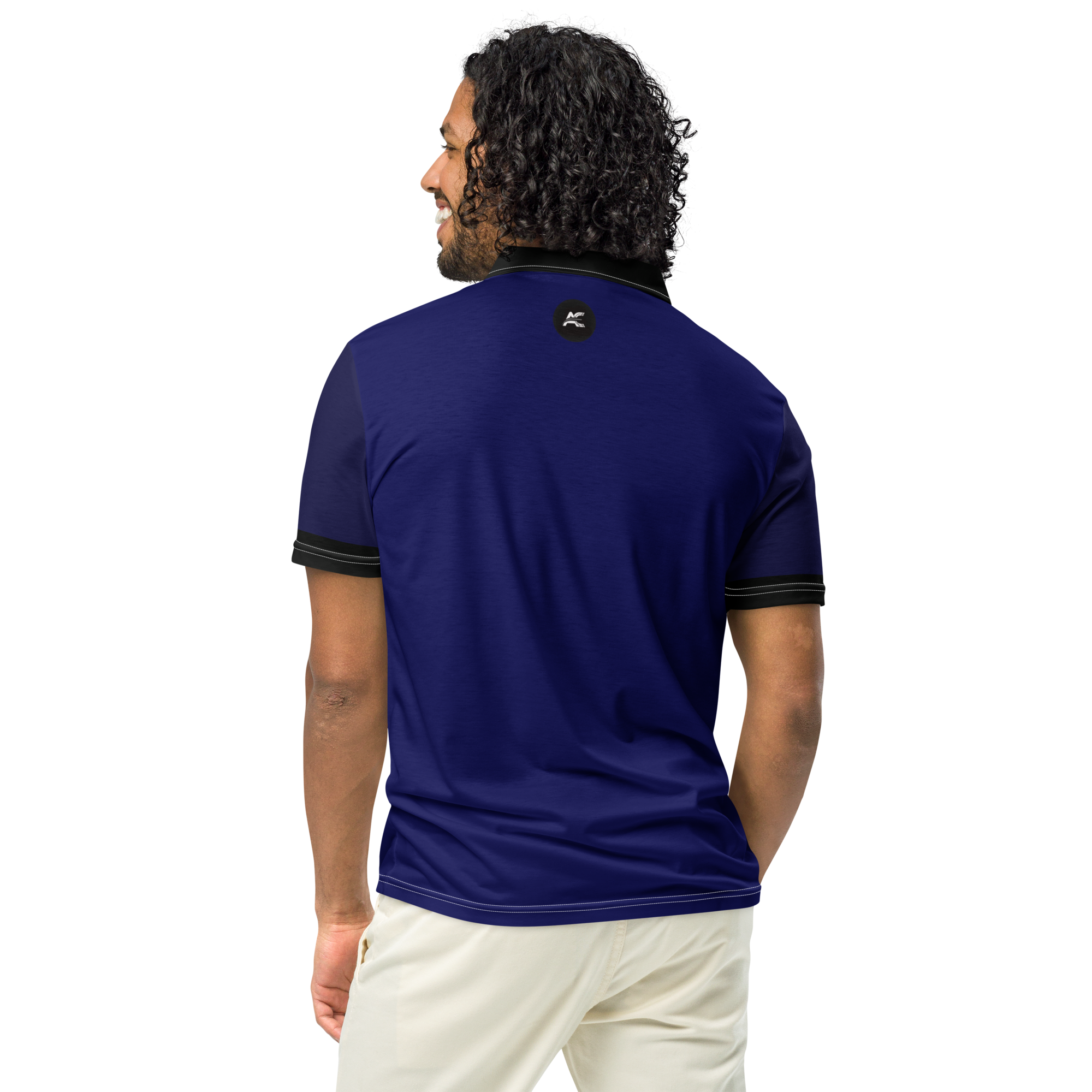 Red White Blue Men’s slim fit polo