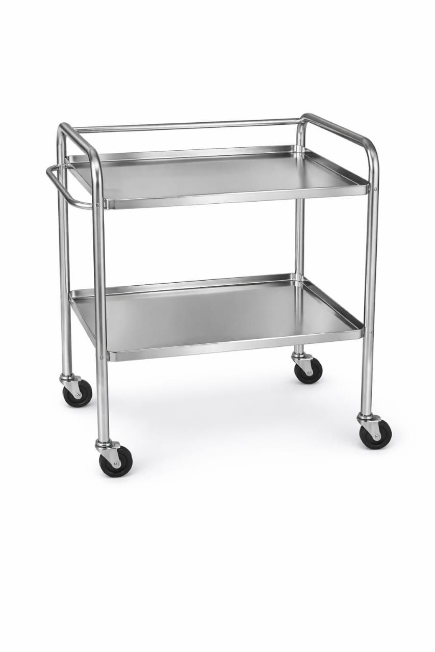 Full Stainless Steel Instrument Trolley (Grade 202)