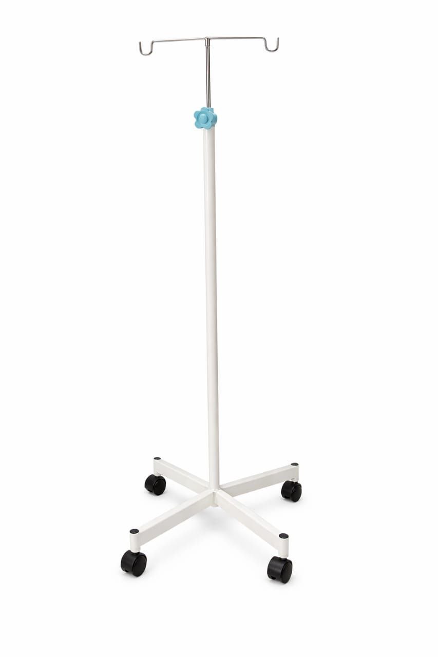 IV Stand with Castors – 4 Wheel Model