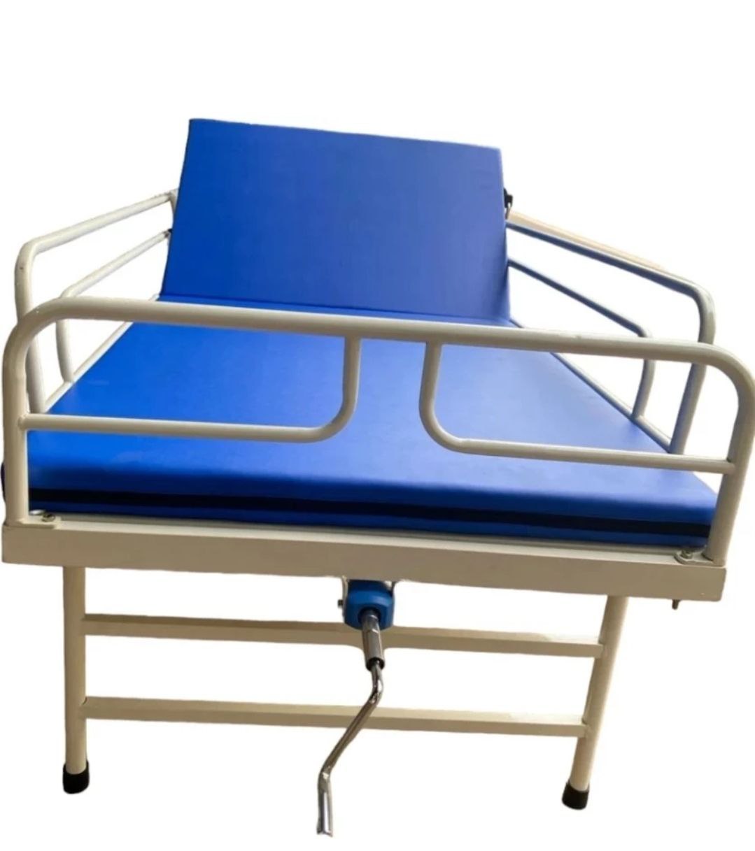 Semi Fowler Hospital Bed – Powder Coated with Iron Side Railings