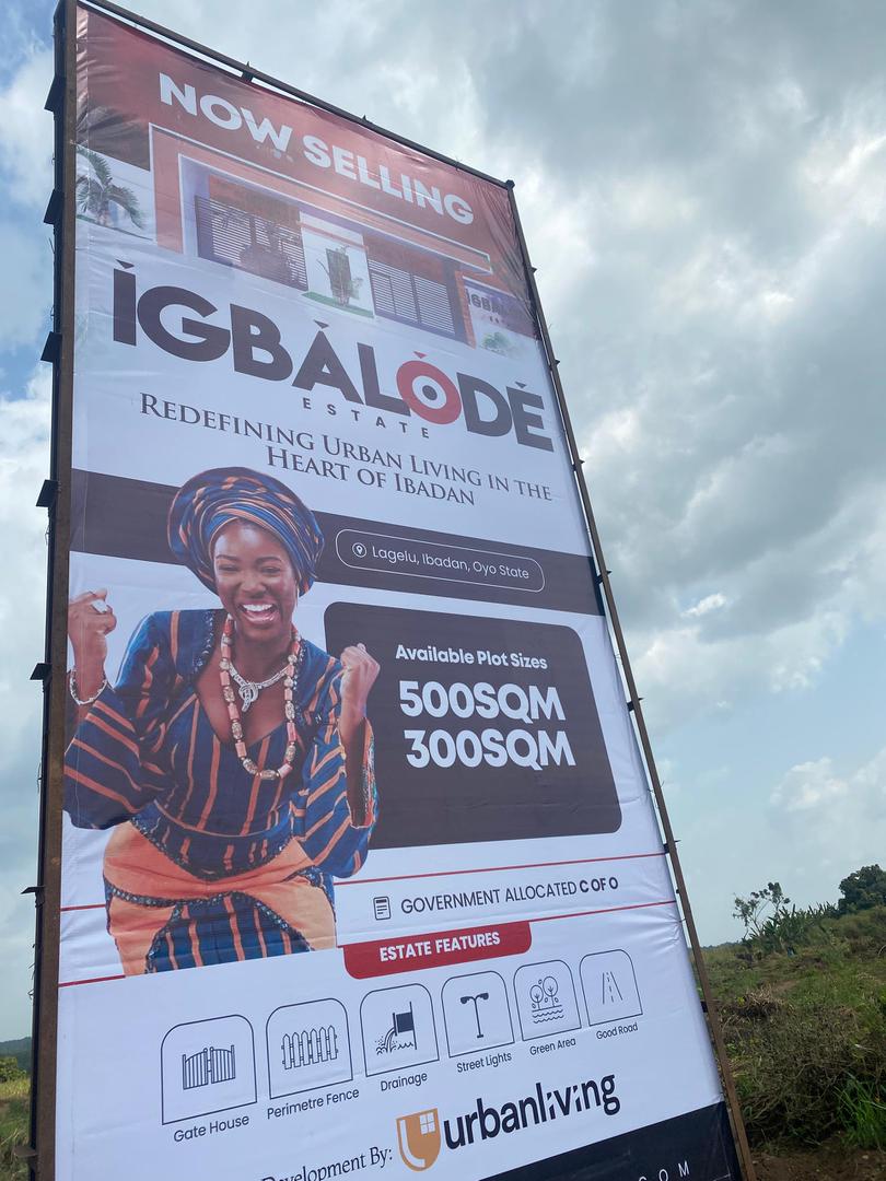 500sqm plots of land along the Ibadan-Iwo Road, Lagelu, Ibadan