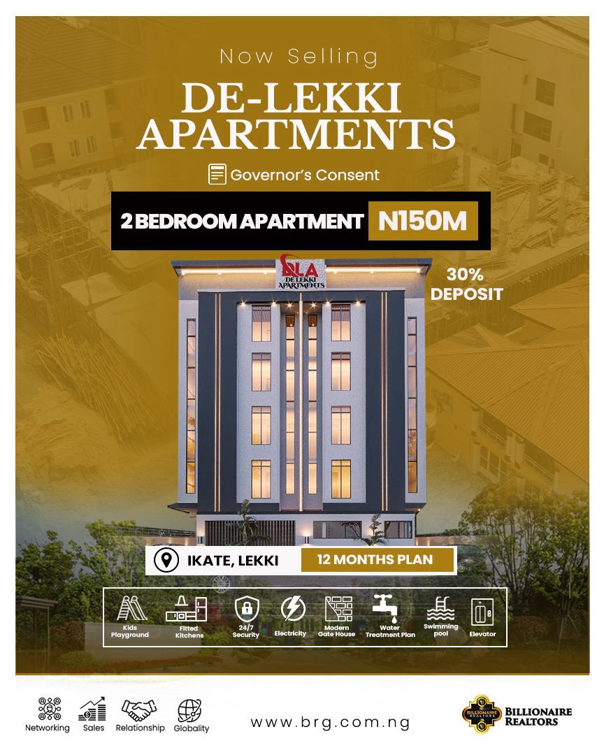 1 & 2 bedroom off-plan apartments in Ikate, Lekki