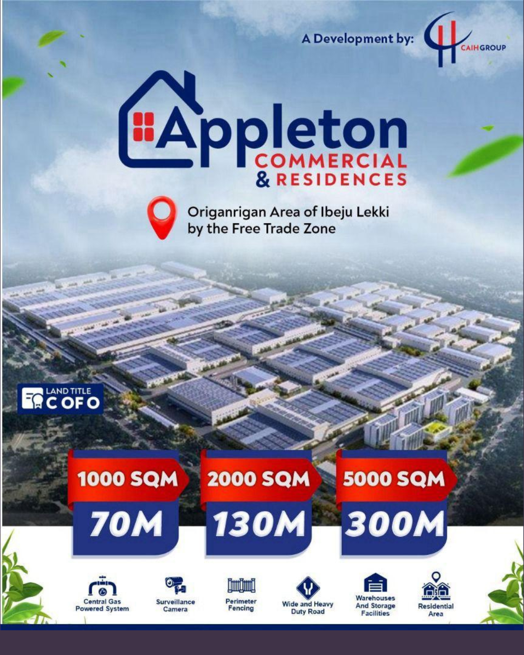 Residential, Commercial and Industrial Use Land adjacent to the Dangote Fertilizer Plant, Ibeju-Lekki Lagos