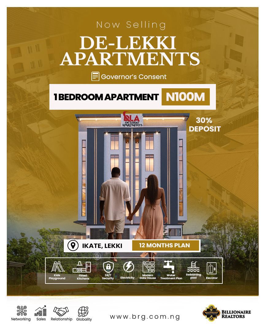 1 & 2 bedroom off-plan apartments in Ikate, Lekki
