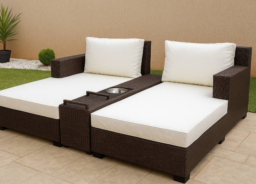 Chaise dupla Sofisticato