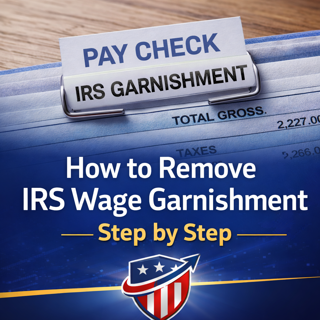 How to Remove IRS Wage Garnishment – Step by Step