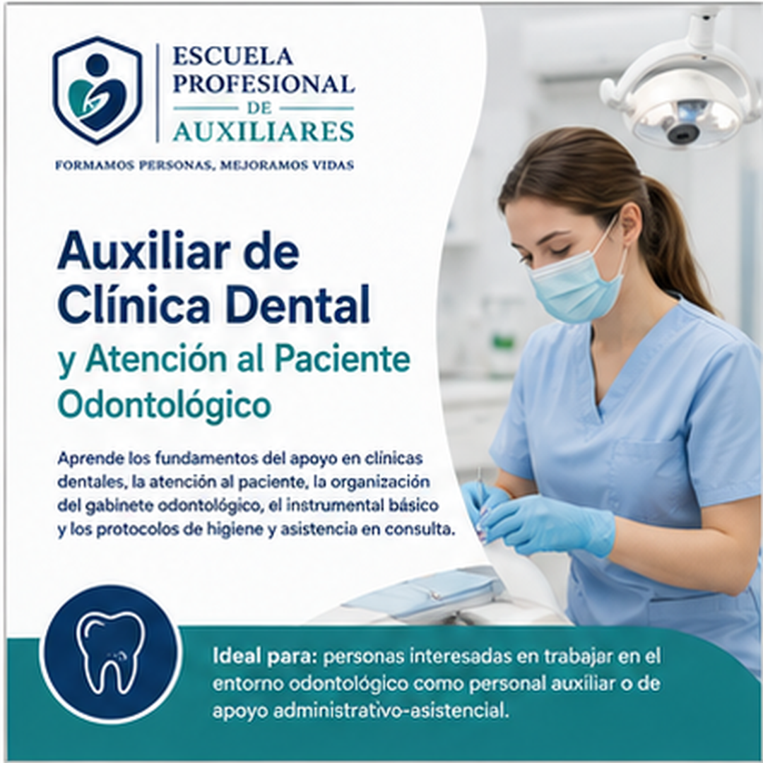 Auxiliar de Clínica Dental y Atención al Paciente Odontológico