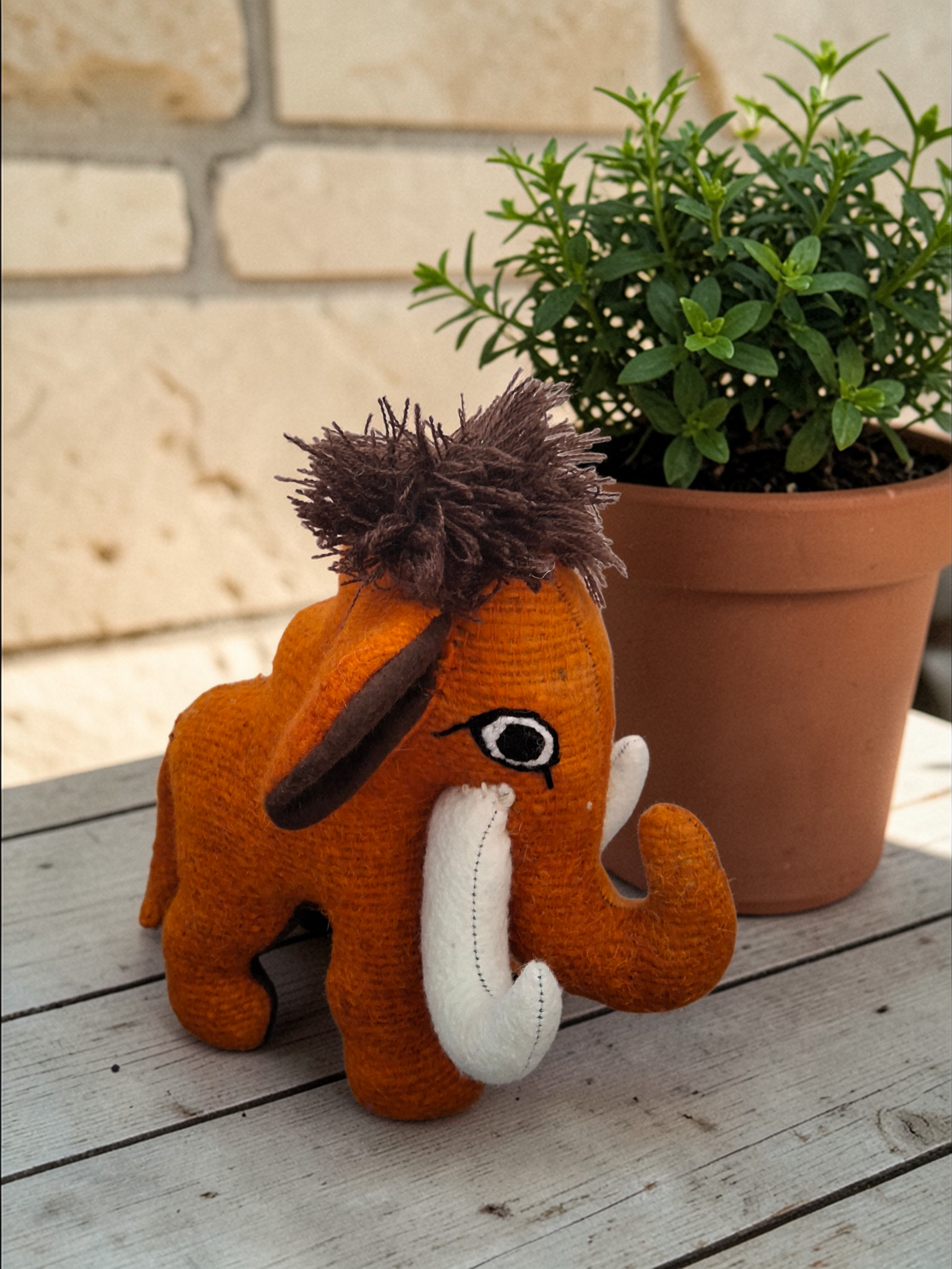 Plush Woolly Mammoth Toy