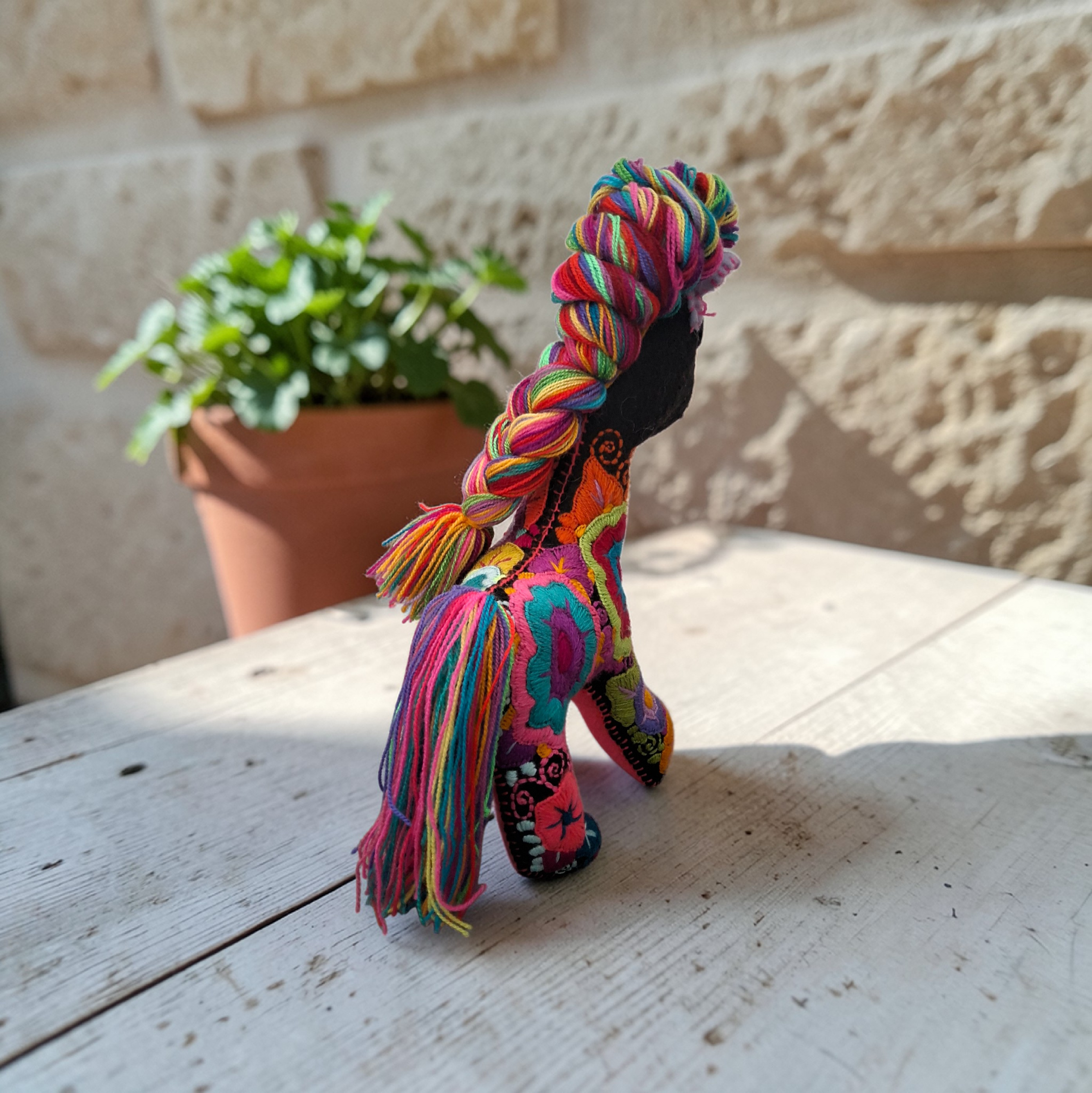 Embroidered Unicorn Plush Toy