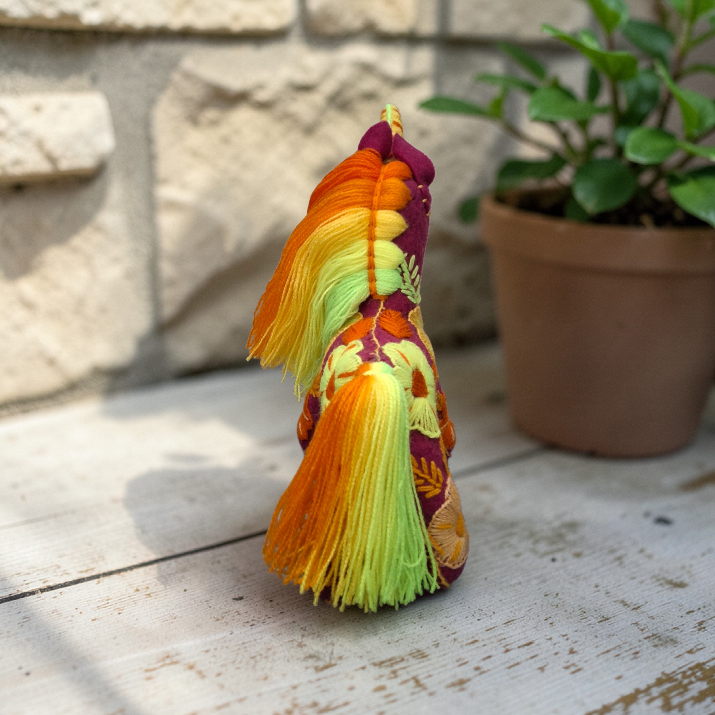 Embroidered Unicorn Plush