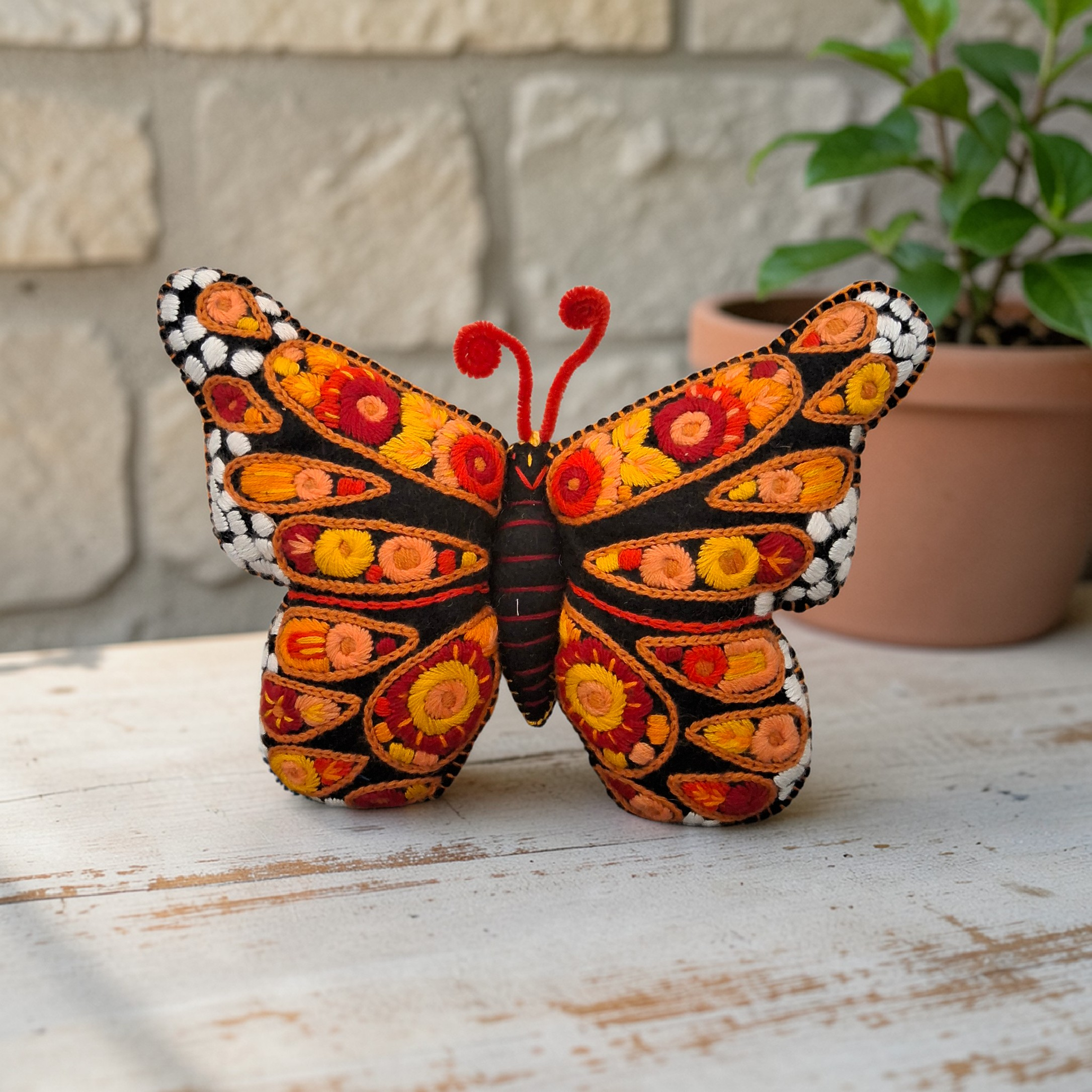 Handmade Felt Butterfly Decor