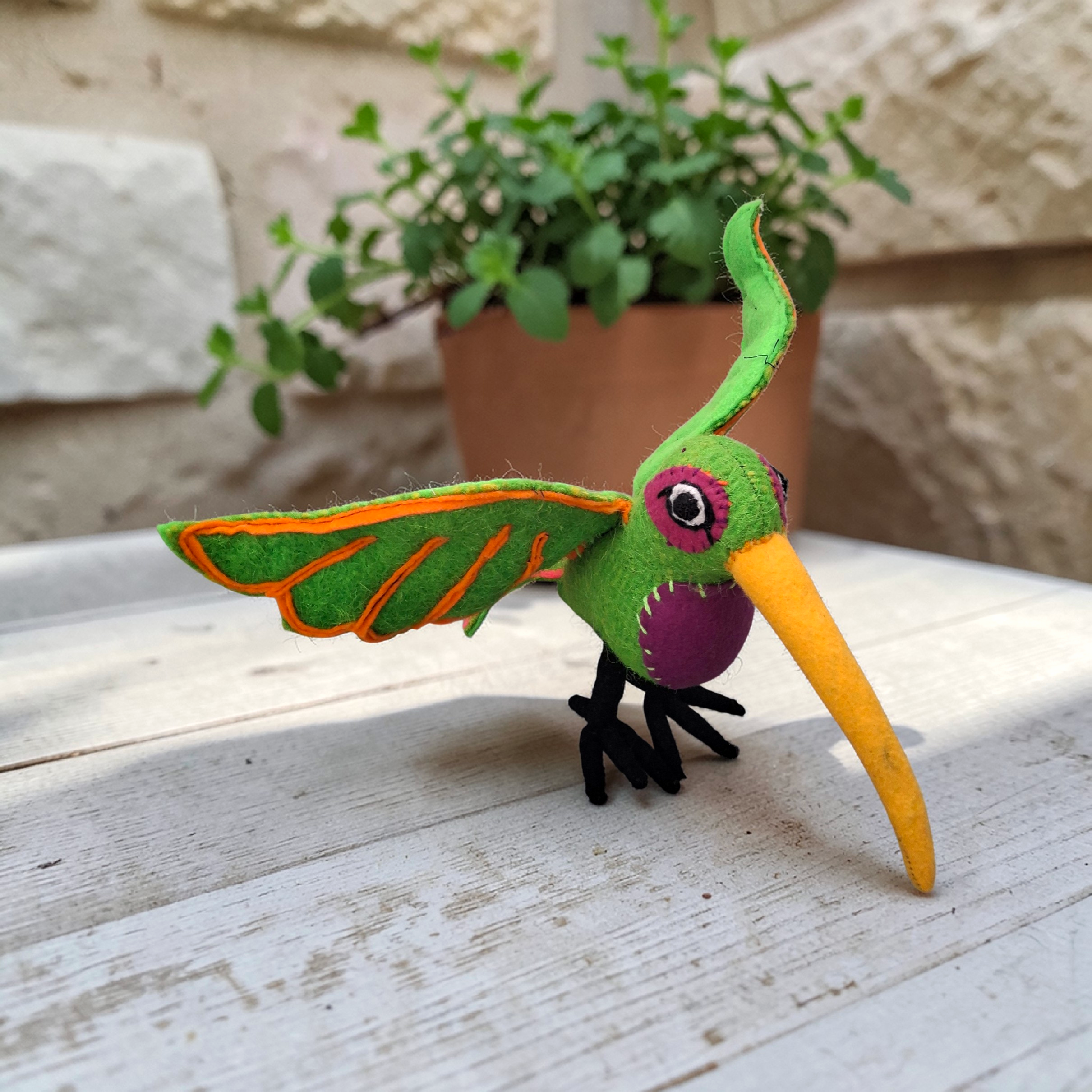 Wool Hummingbird Plush