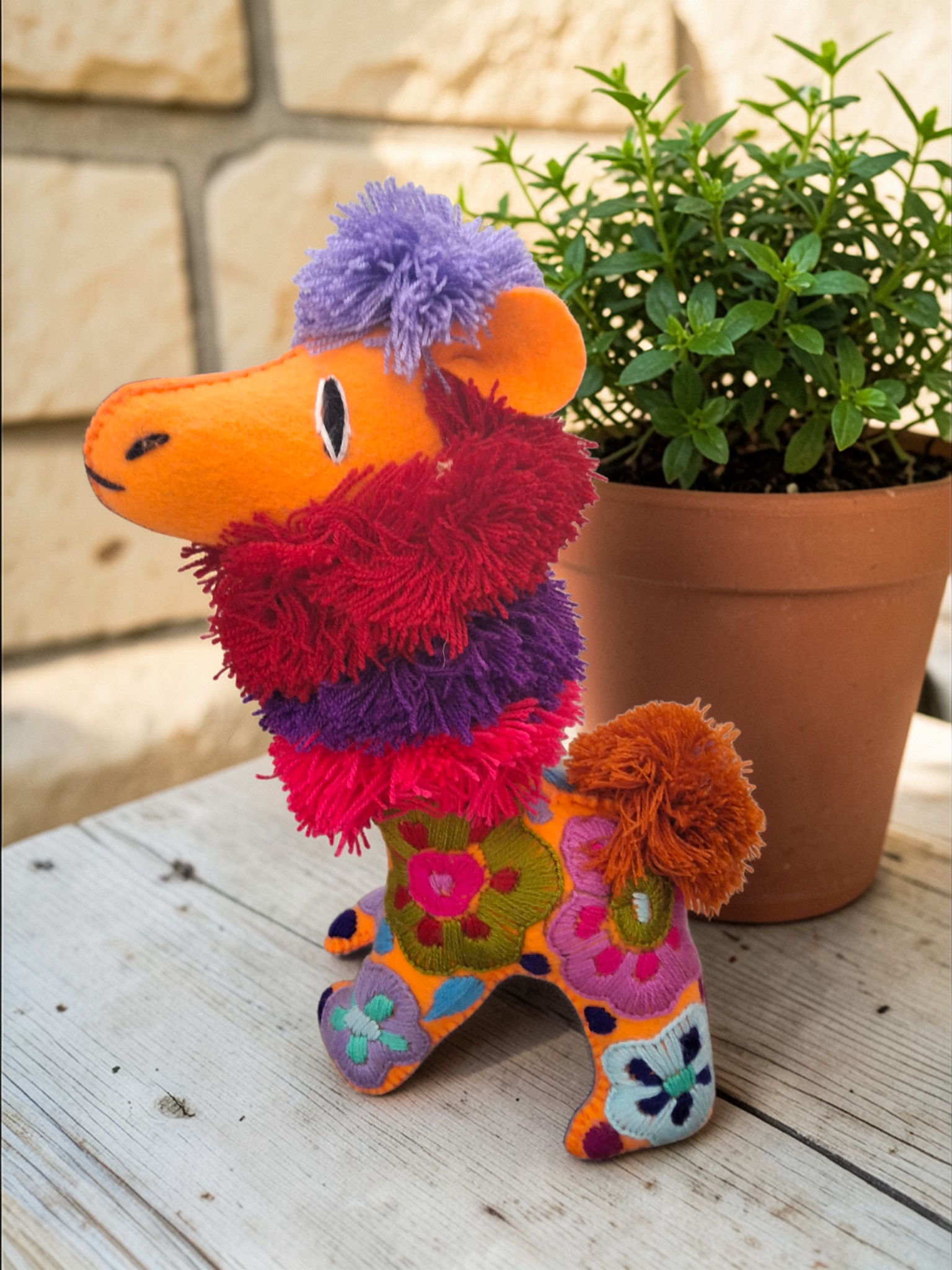 Handmade Plush Llama