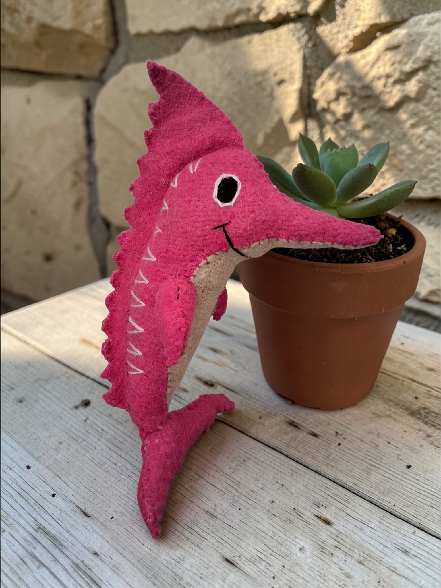 Pink Swordfish Plush