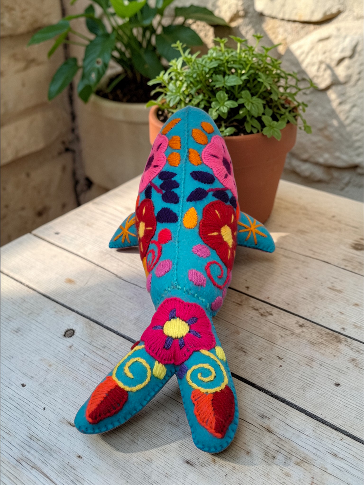 Embroidered Plush Seal