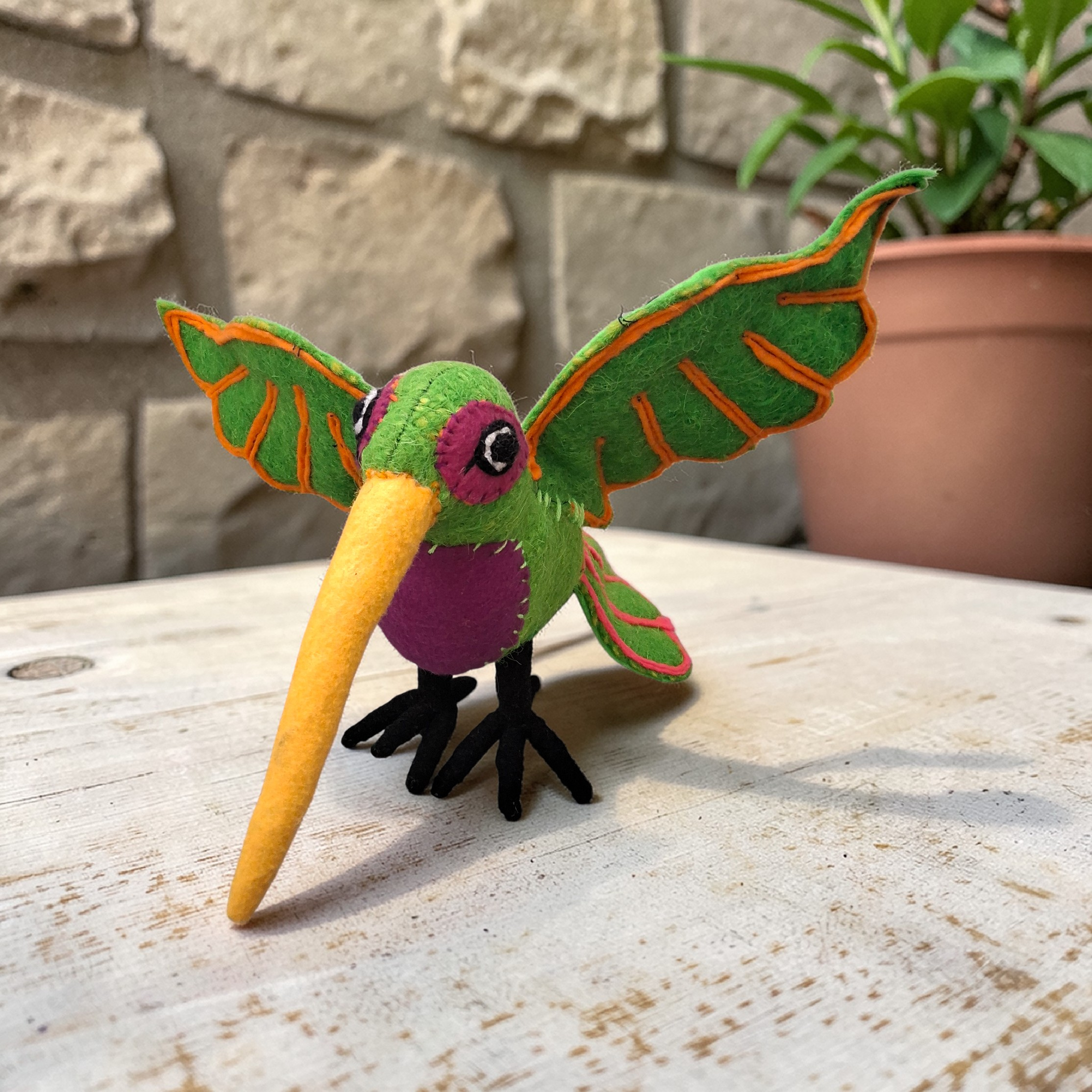 Wool Hummingbird Plush