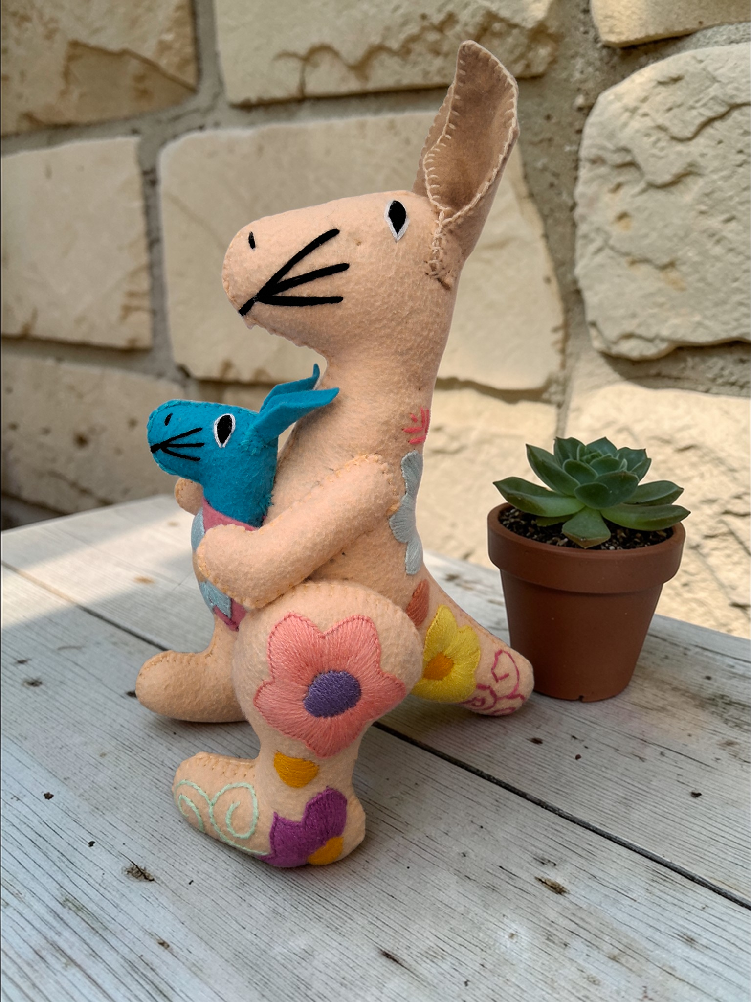 Handmade Kangaroo Plush Toy