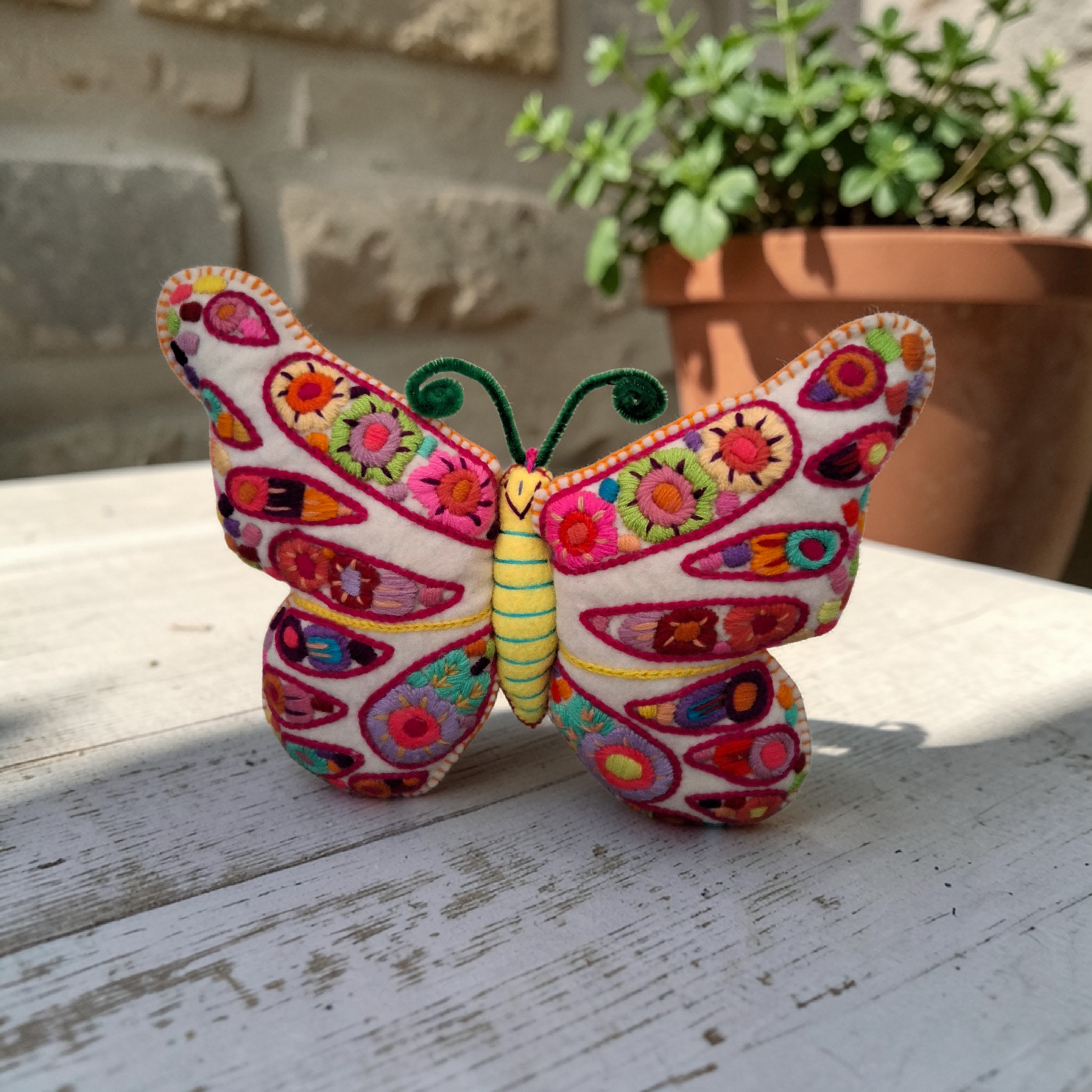 Handmade Felt Butterfly Decor