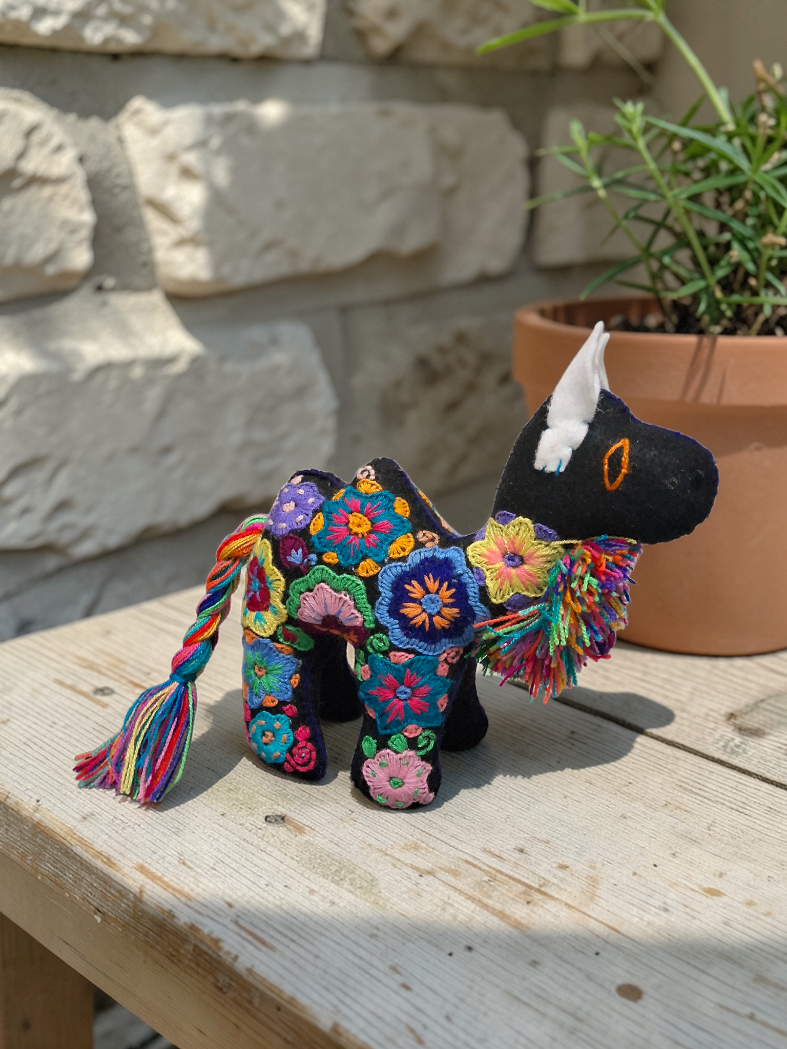Embroidered Plush Camel