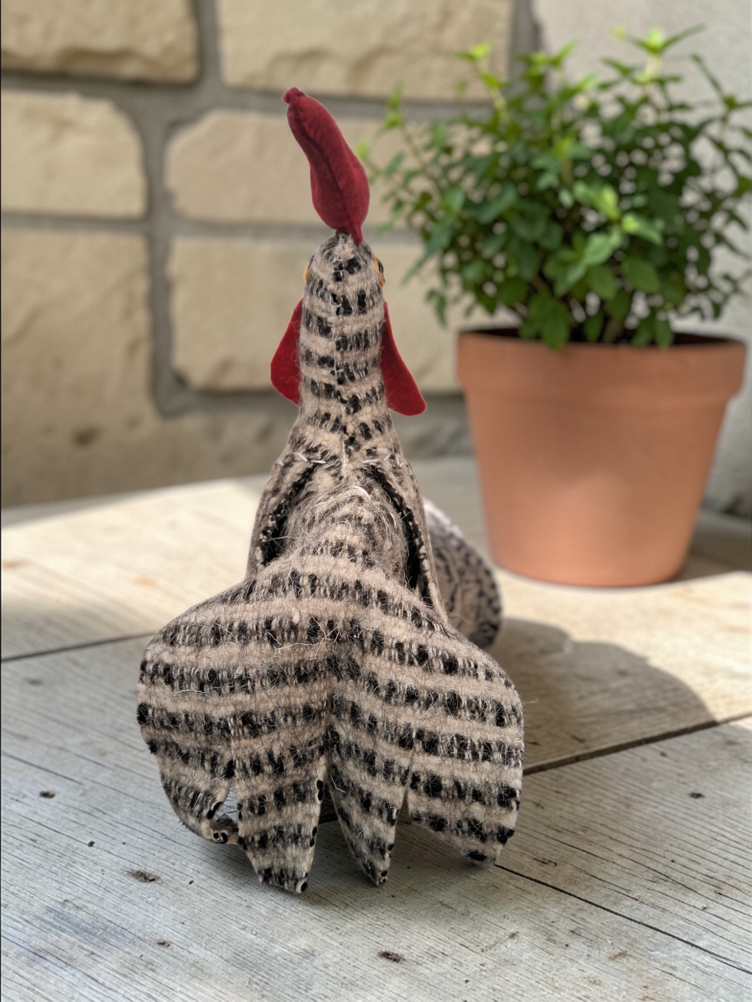 Handmade Rooster Decor