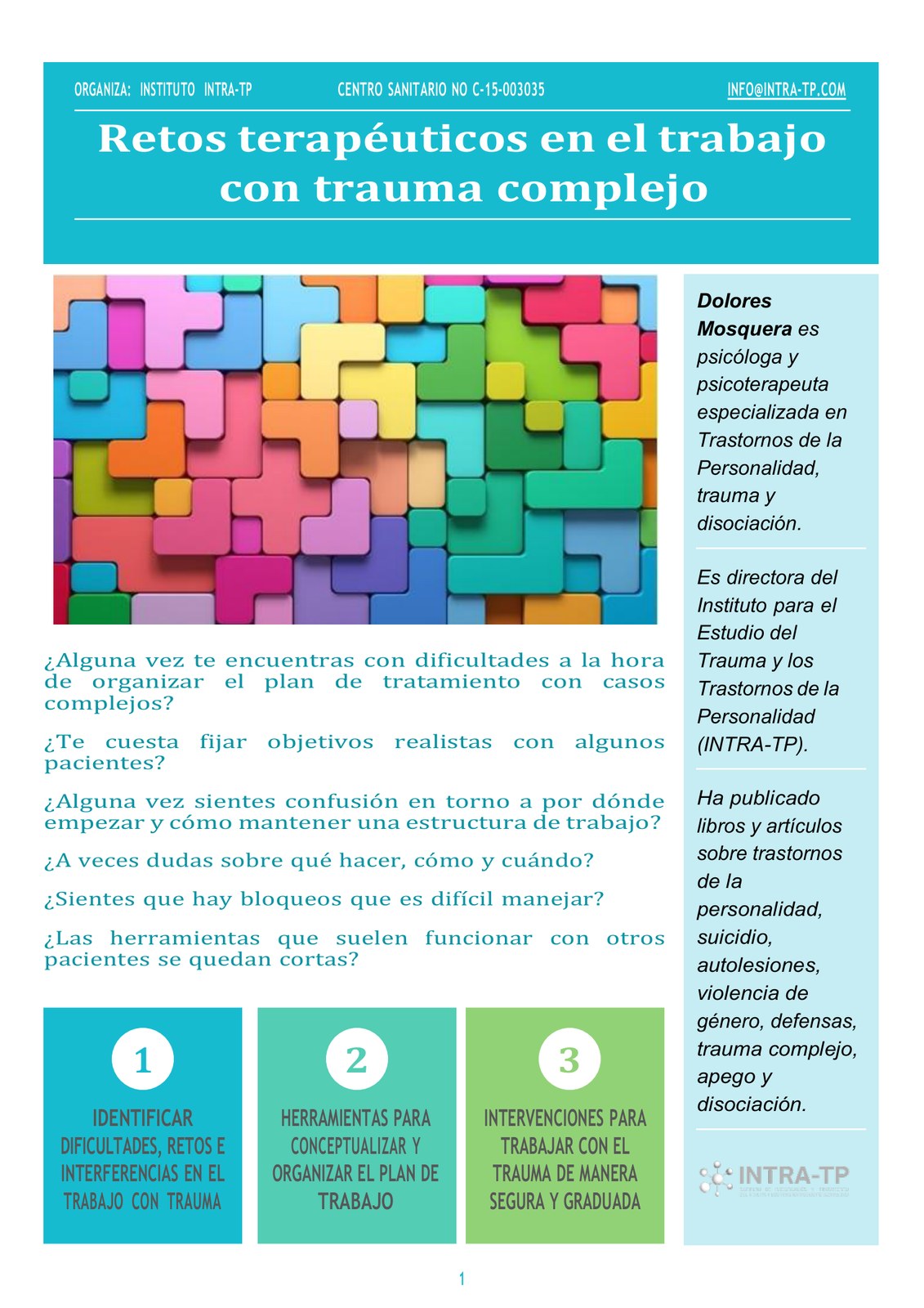 Retos terapéuticos en el trabajo con trauma complejo