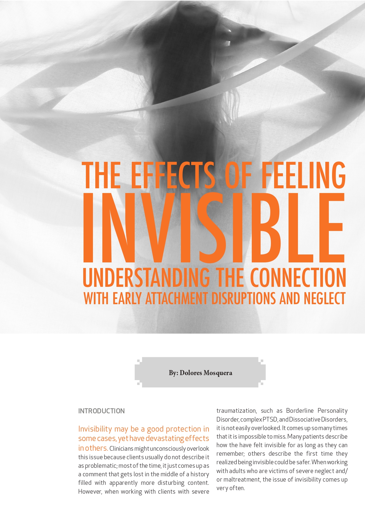 The effects of feeling invisible