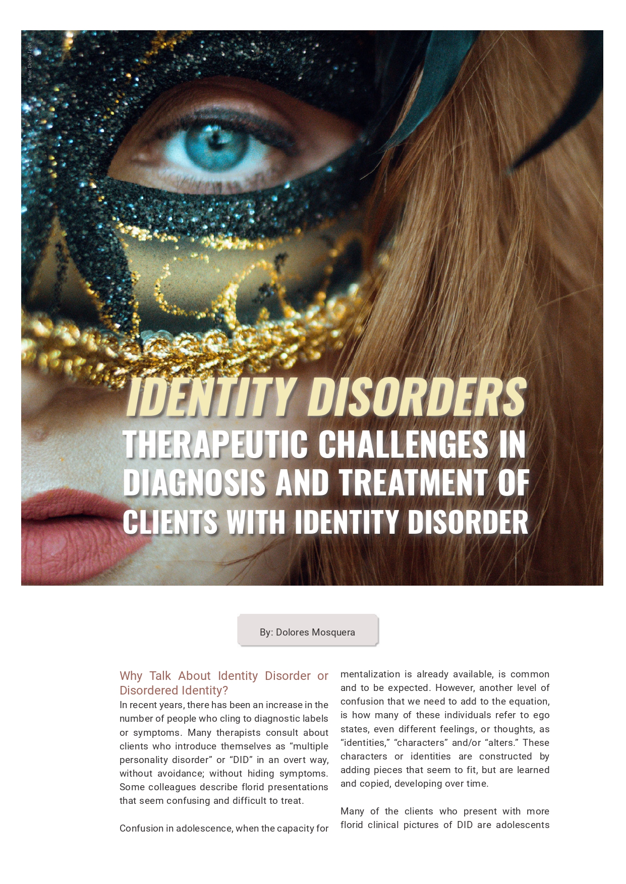 Identity Disorders ESTD, Mosquera 2024