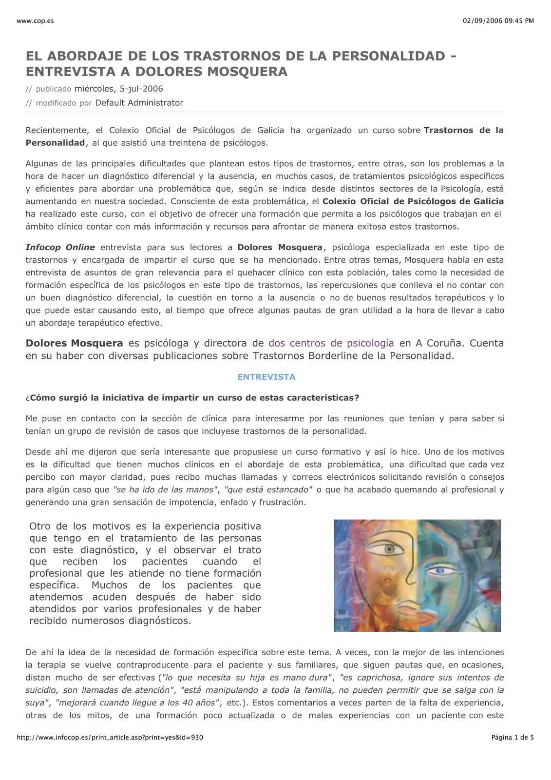 ENTREVISTA INFOCOP 5JUL06