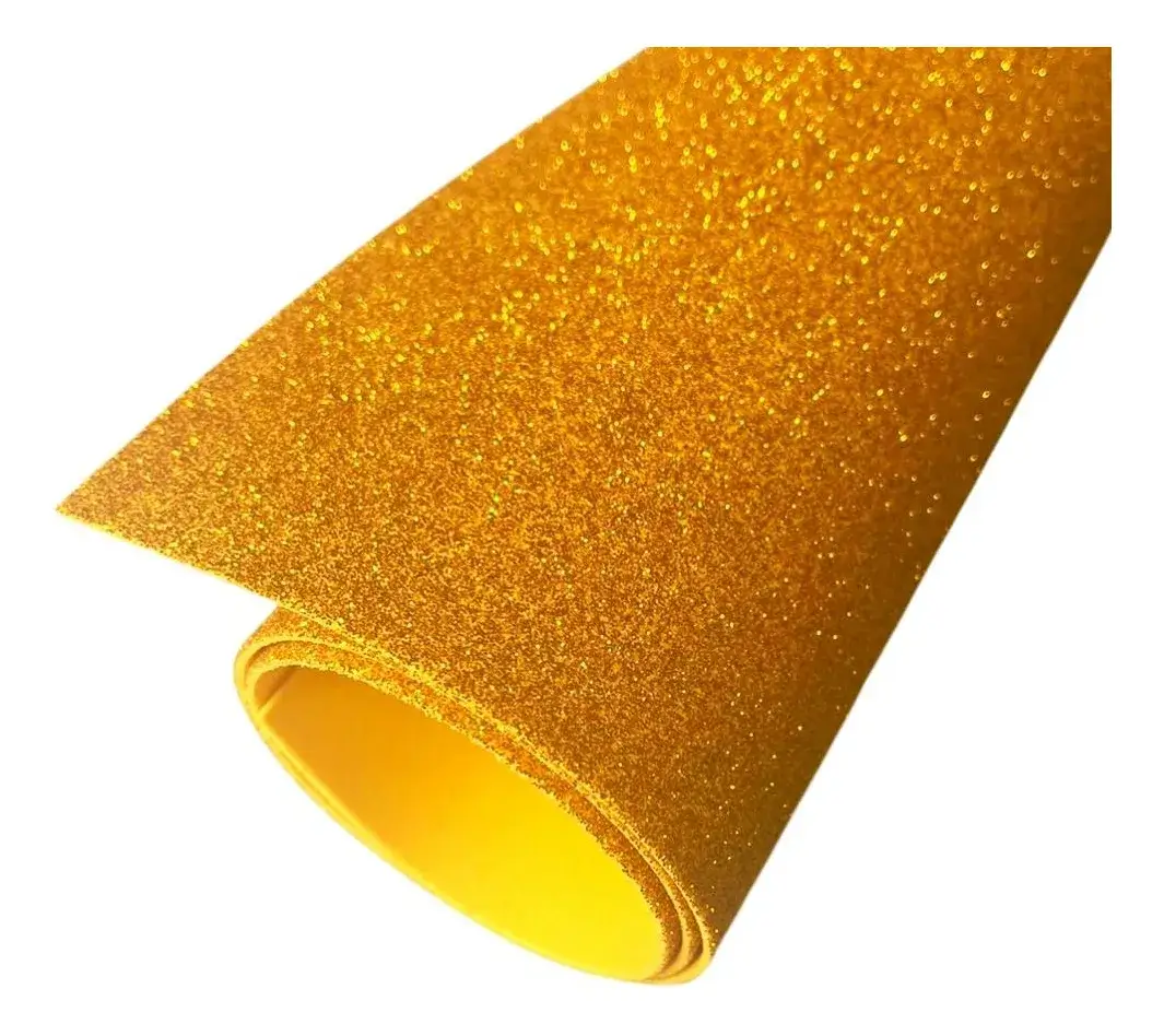 Folhas de EVA com Glitter