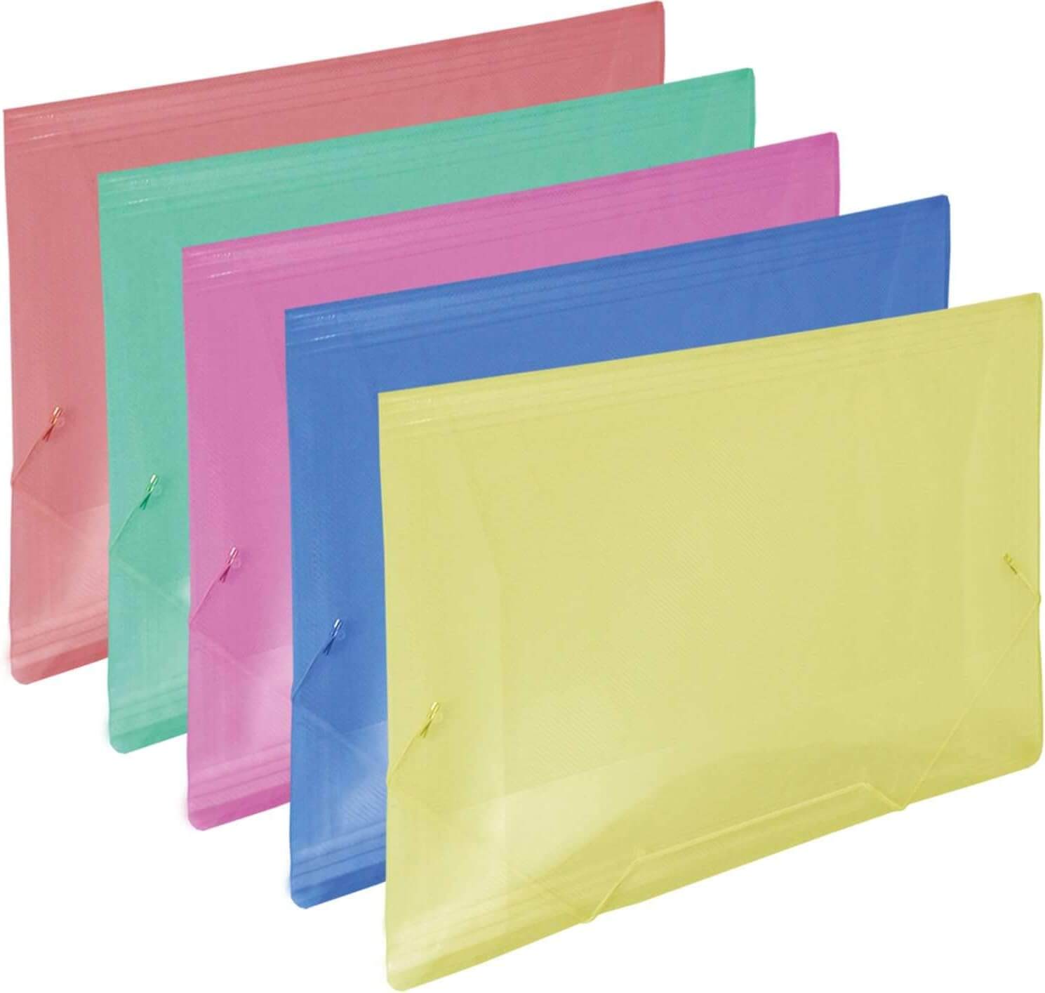 Pasta Plástica Colorida A4