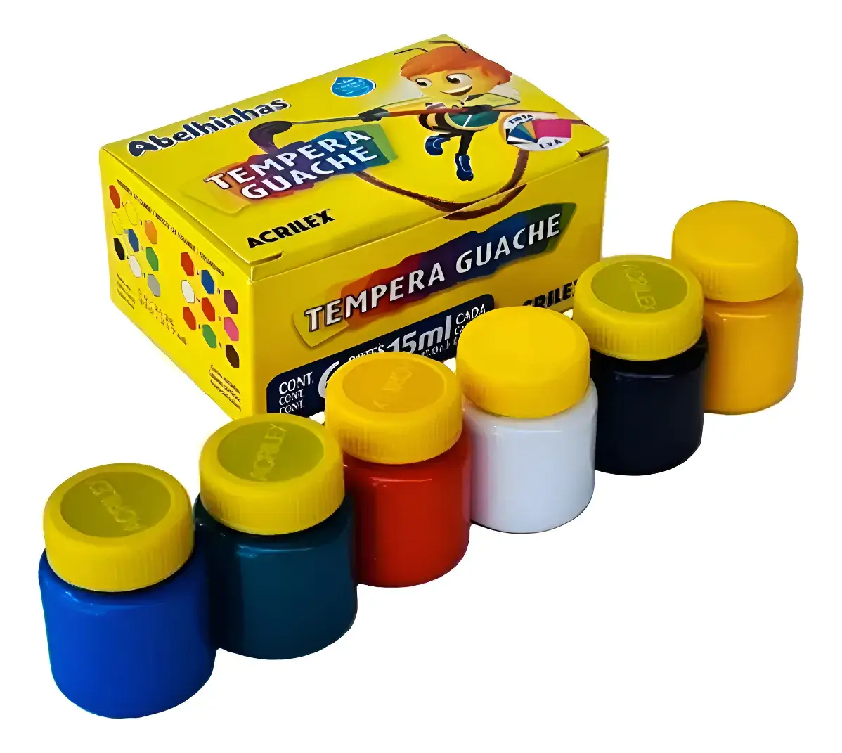 Tinta Guache Acrilex Abelhinhas