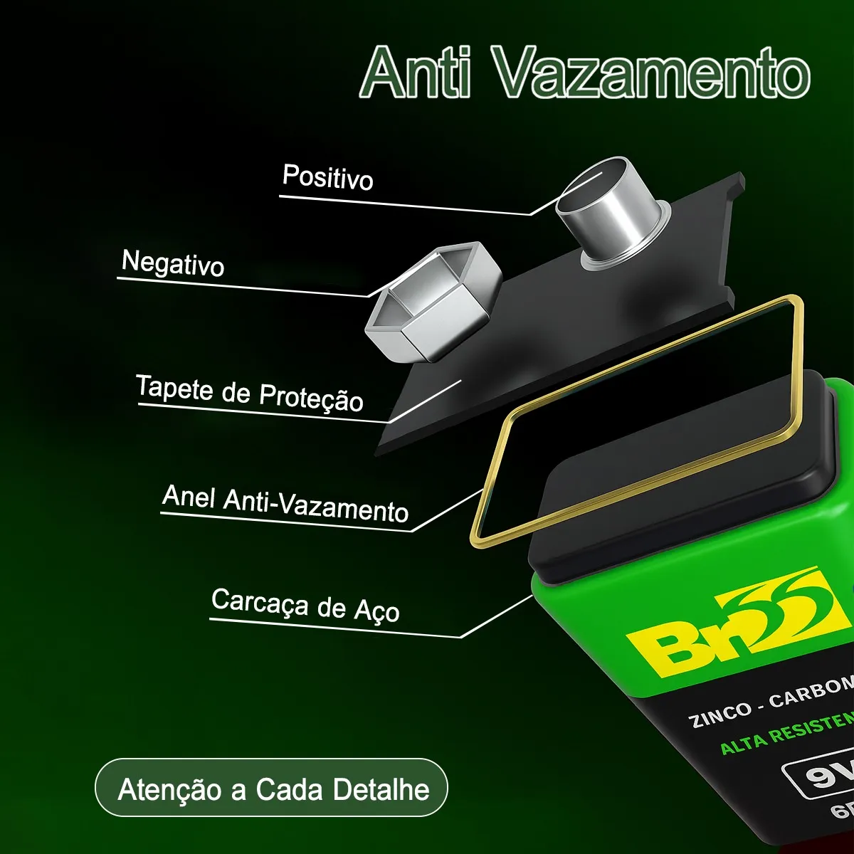 Bateria 9V Br55