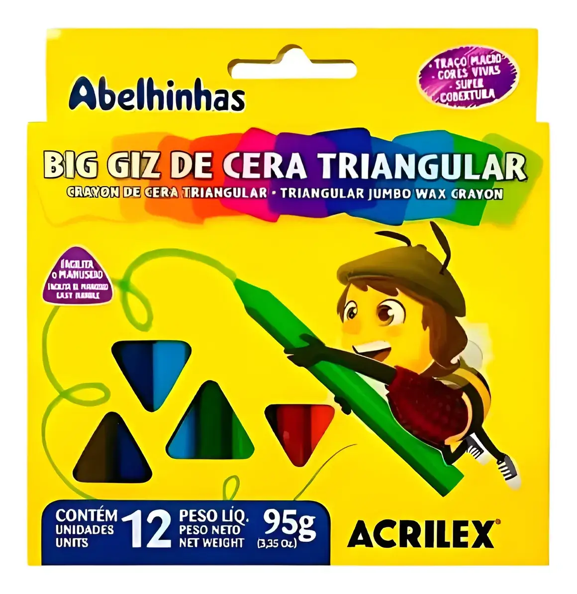 Big Giz de Cera Triangular