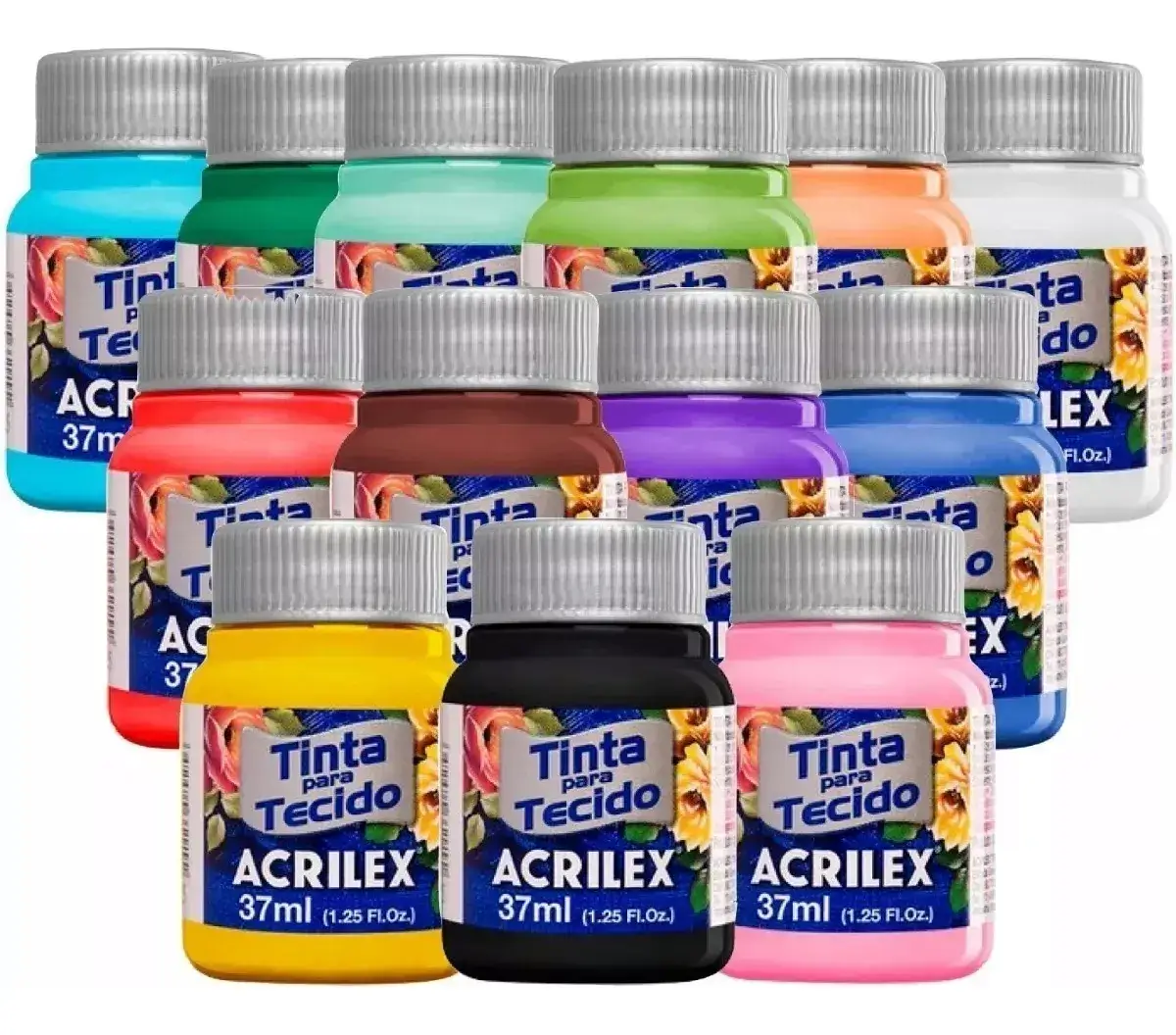 Tinta para Tecido Acrilex 37ml