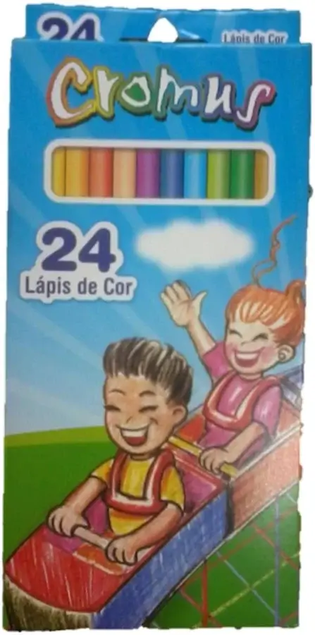 Lápis de Cor Cromus 24 Cores