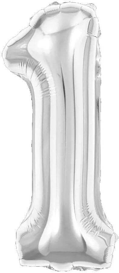 Balões de Números Metalizados 40cm